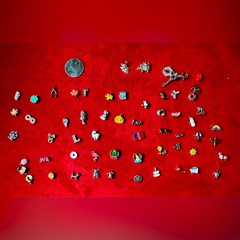 Origami Owl Lot of Assorted Charms